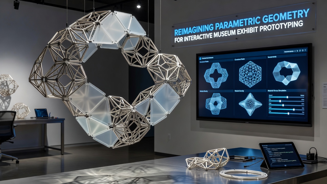 Reimagining Parametric Geometry for Interactive Museum Exhibit Prototyping